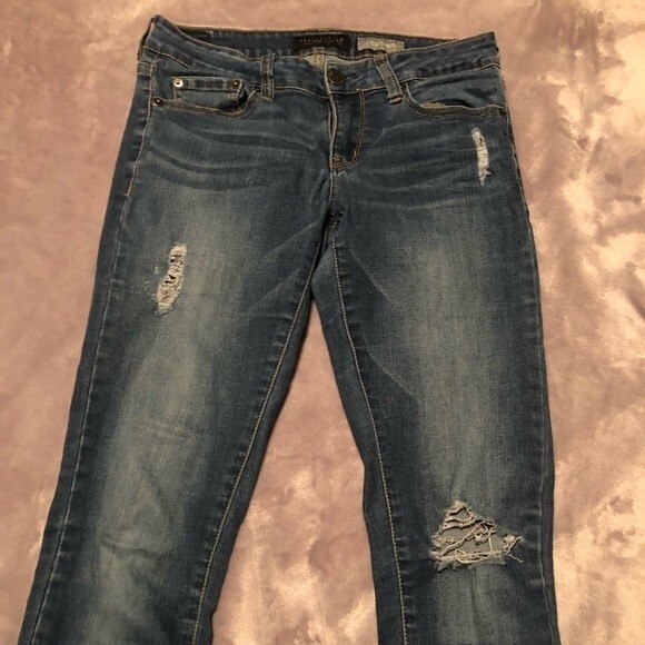 Aeropostale jegging med wash size 2 frayed skinny - Picture 5 of 7
